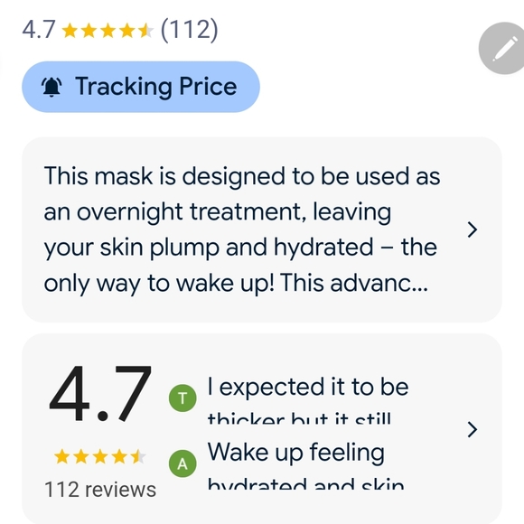 JAMES sweet dreams overnight mask New - Picture 3 of 7